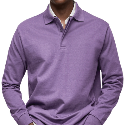Gary | Classic Long Sleeve Polo Shirt