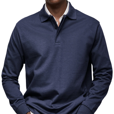 Gary | Classic Long Sleeve Polo Shirt