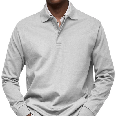 Gary | Classic Long Sleeve Polo Shirt