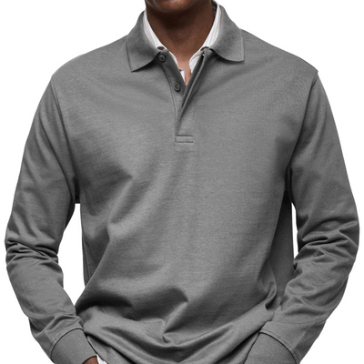 Gary | Classic Long Sleeve Polo Shirt