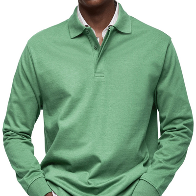 Gary | Classic Long Sleeve Polo Shirt