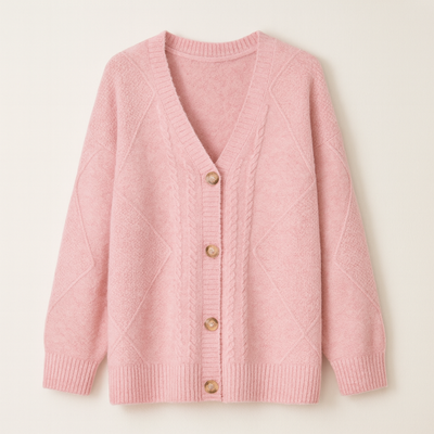 Éloise | Cable-Knit Cardigan