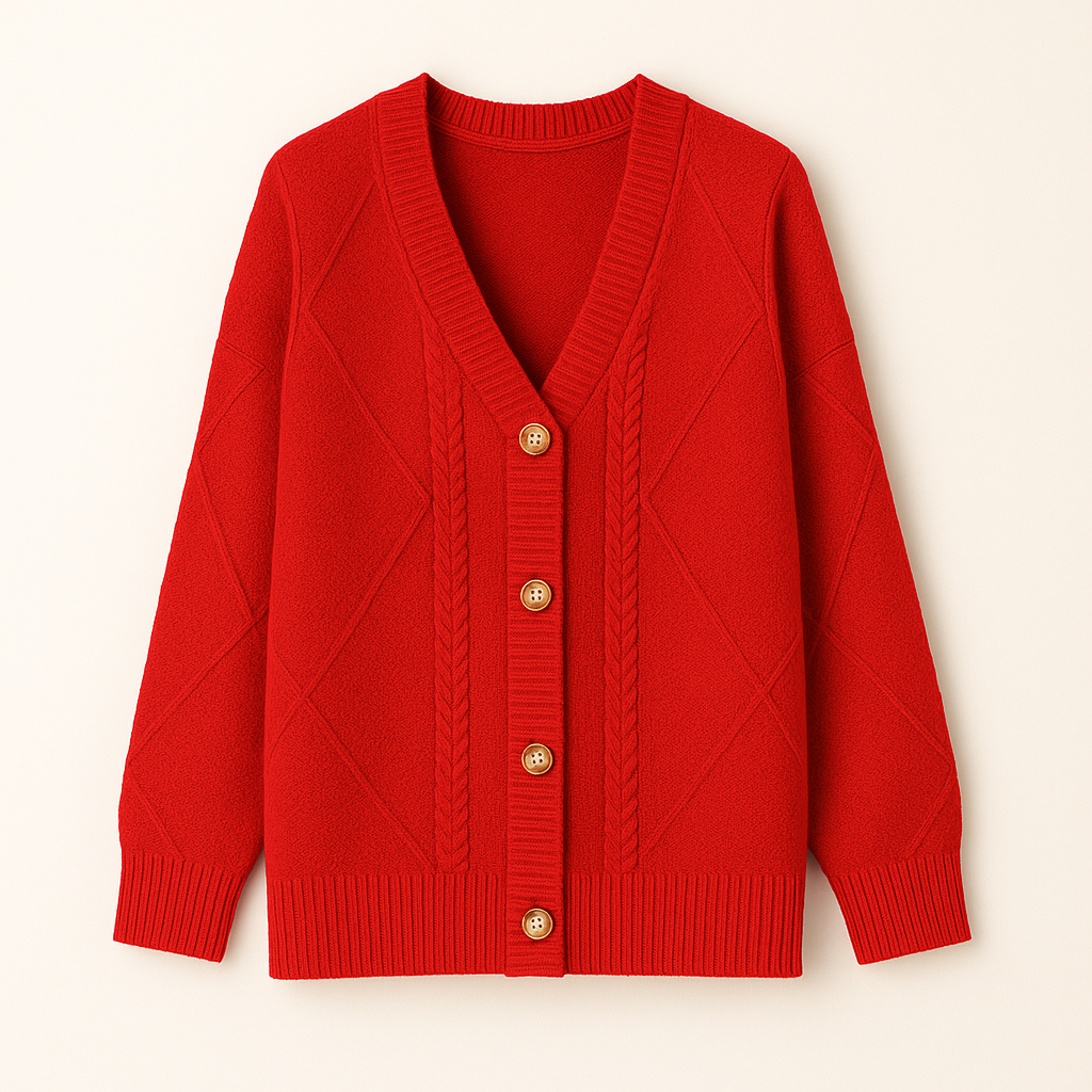 Éloise | Cable-Knit Cardigan