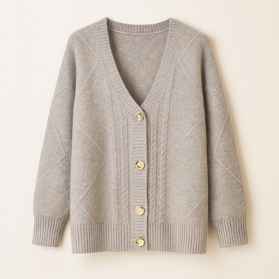 Éloise | Cable-Knit Cardigan