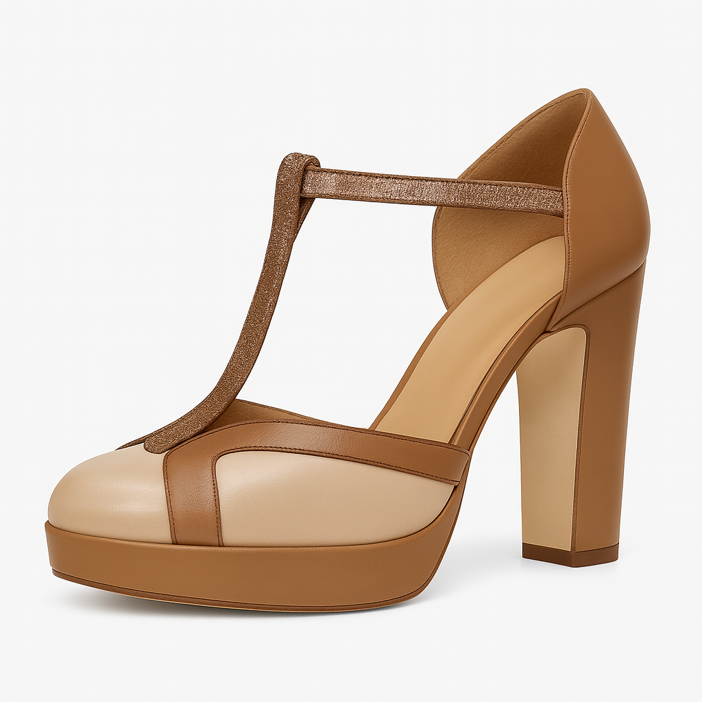 GIULIANA | T-BAR STRAP PUMPS