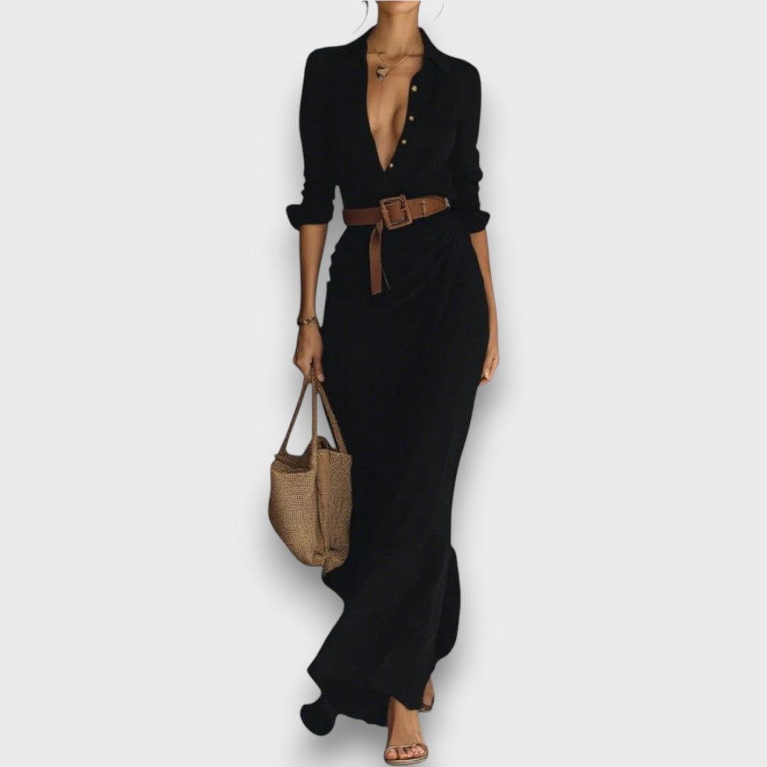 Nirelle – Wrap Dress with Waist Belt