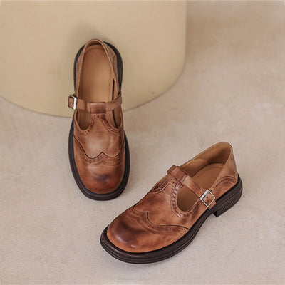 VELDA | ELEGANT MARY JANES MADE OF LEATHER